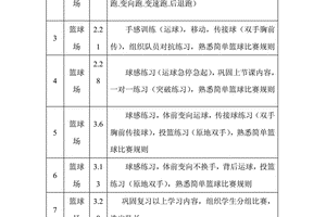 小学生篮球校队训练计划安排表